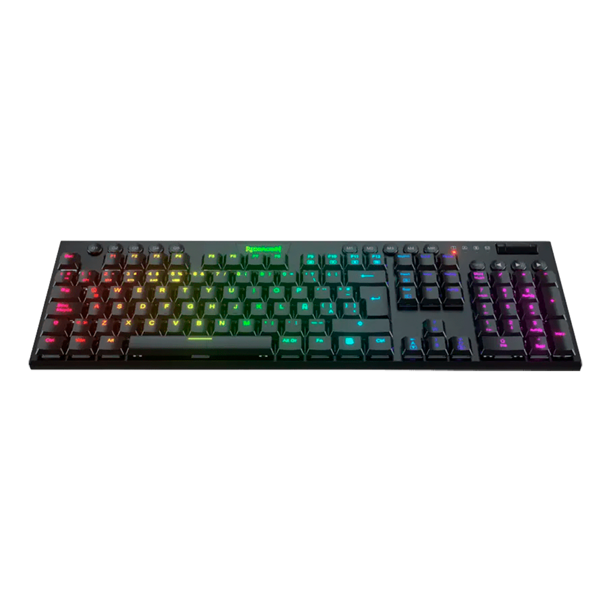 Teclado Redragon  Horus K619 Rgb Mecánico Usb Español Swicth Rojo