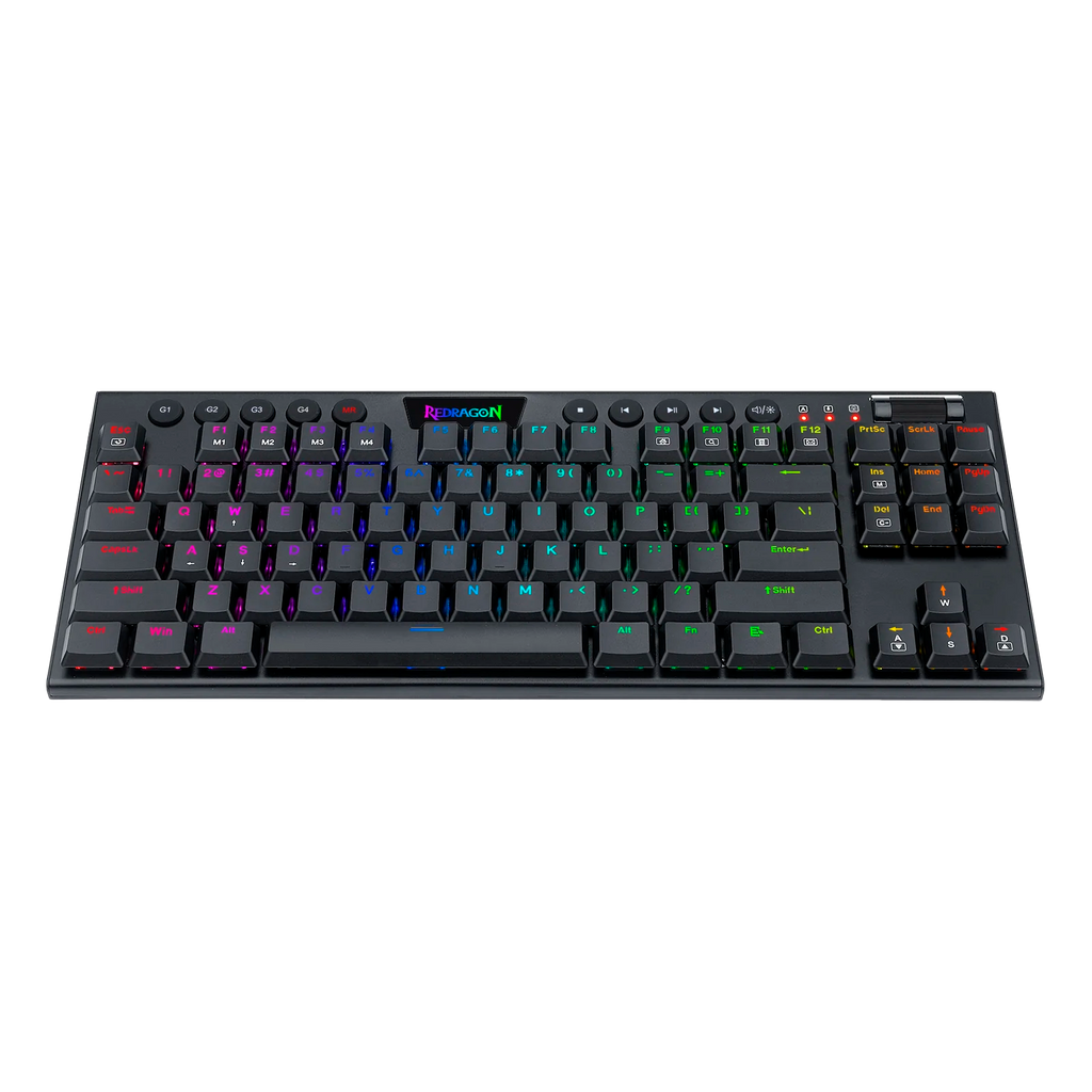 Teclado Redragon  Horus K622 Tkl Rgb Mecánico Usb Español Switch Rojo