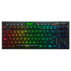 Teclado Redragon  Horus K621 Tkl  Rgb Mecánico Inalámbrico Español  Switch Rojo