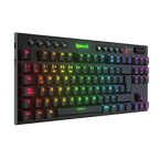 Teclado Redragon  Horus K621 Tkl  Rgb Mecánico Inalámbrico Español  Switch Rojo