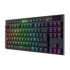 Teclado Redragon  Horus K621 Tkl  Rgb Mecánico Inalámbrico Español  Switch Rojo