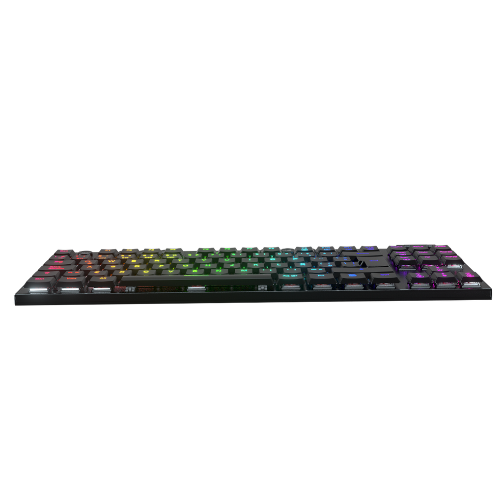 Teclado Redragon  Horus K621 Tkl  Rgb Mecánico Inalámbrico Español  Switch Rojo