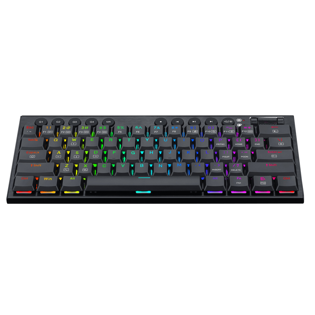Teclado Redragon Horus Mini K632 Mecánico Inalámbrico Ingles Switch Rojo