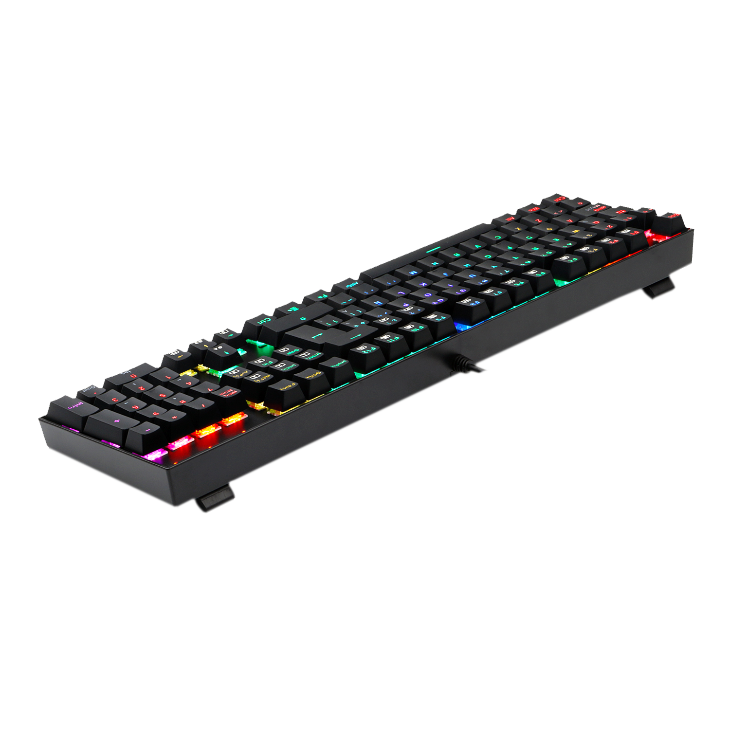 Teclado Redragon Mitra K551 Rgb Mecánico Español Switch Rojo