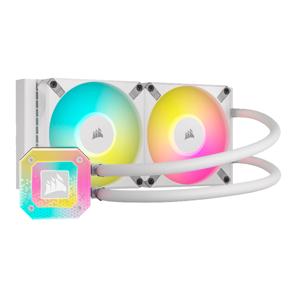 Refrigeracion Liquida Corsair Icue H100I Elite Capellix Xt Blanco Rgb 240 Mm