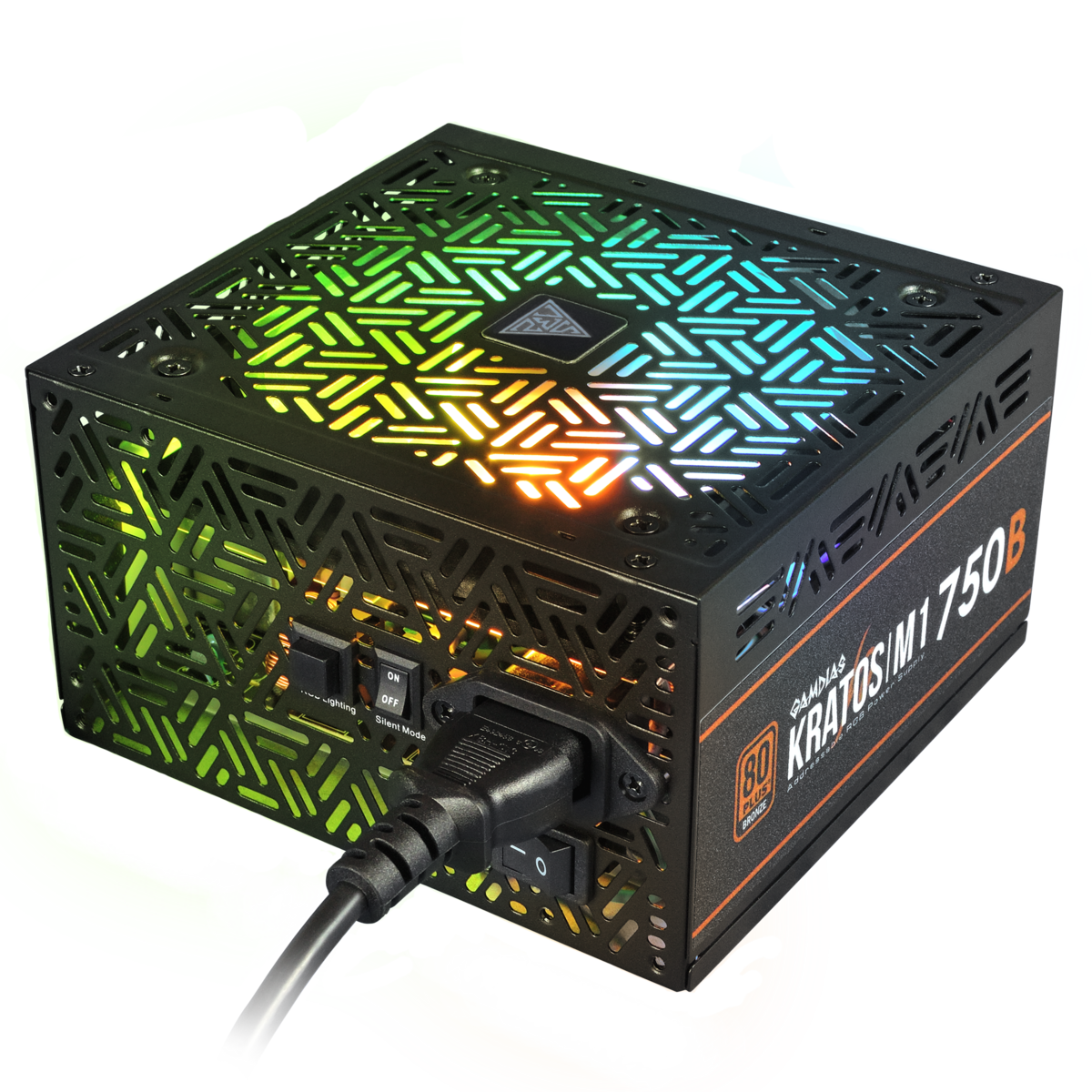 Fuente De Poder Gamdias Kratos M1-750B 750W 80 Plus Bronze No Modular