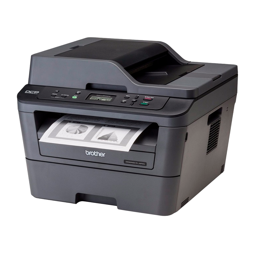 Impresora Laser Brother Dcpl2540Dw Multifuncional Monocromatico Wi-Fi