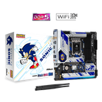 TARJETA MADRE INTEL ASROCK B760M PG SONIC WiFi  DDR5 7200+(OC)
