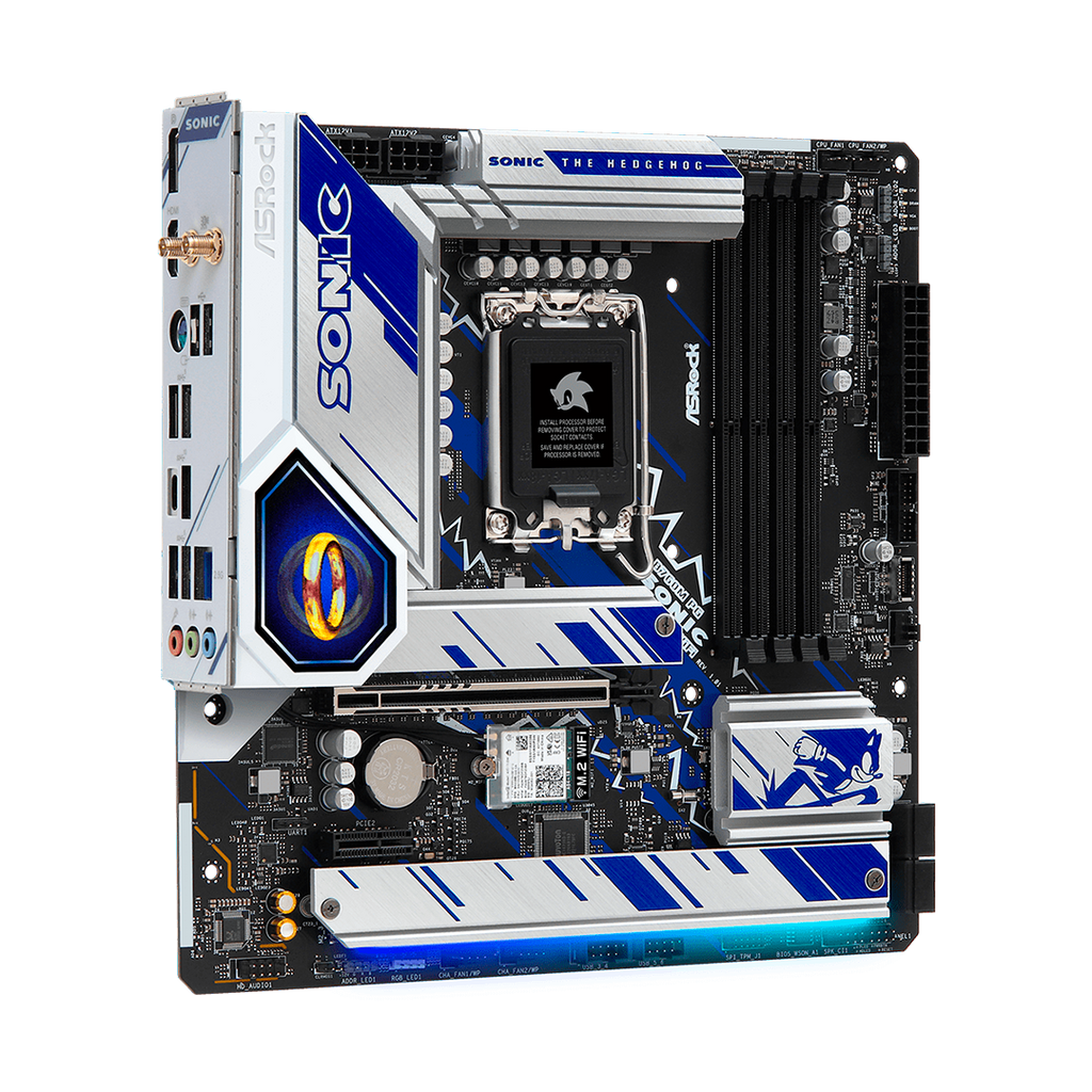 TARJETA MADRE INTEL ASROCK B760M PG SONIC WiFi  DDR5 7200+(OC)