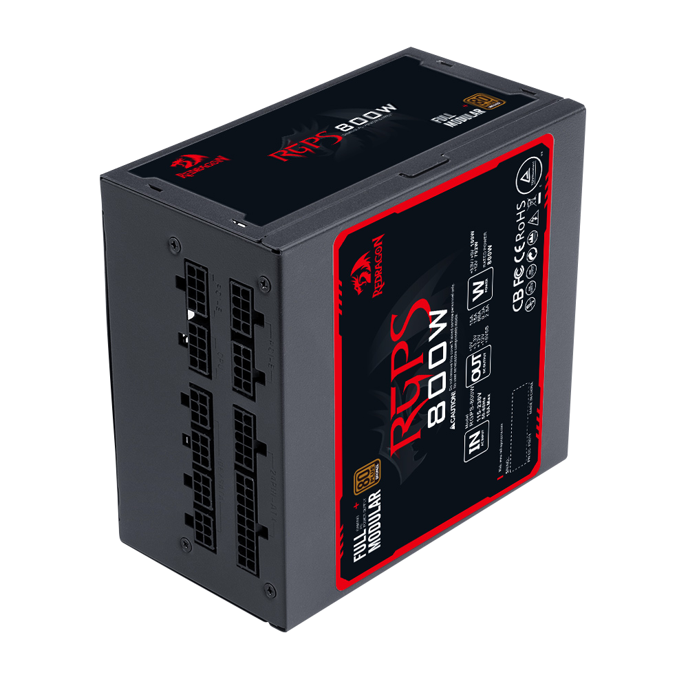 Fuente De Poder Redragon Gc-Ps011 800W 80 Plus Bronce