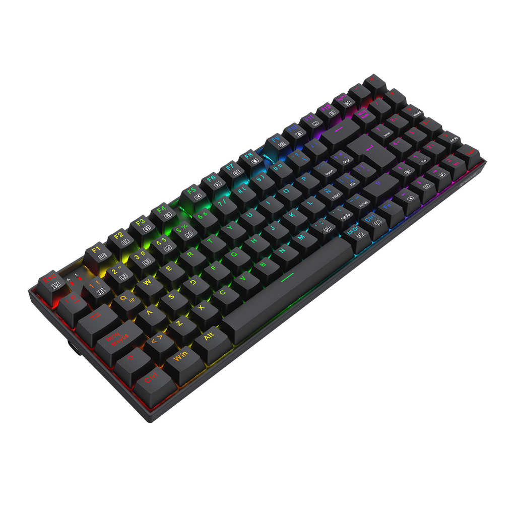 Teclado Redragon K669 Ziggs Mecánico  Rgb Switch Rojo español