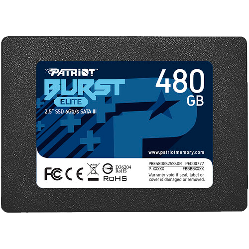 Disco Solido Patriot Burst Elite 480Gb 2,5" Sata Iii