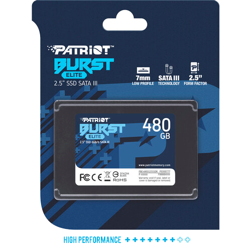 Disco Solido Patriot Burst Elite 480Gb 2,5" Sata Iii
