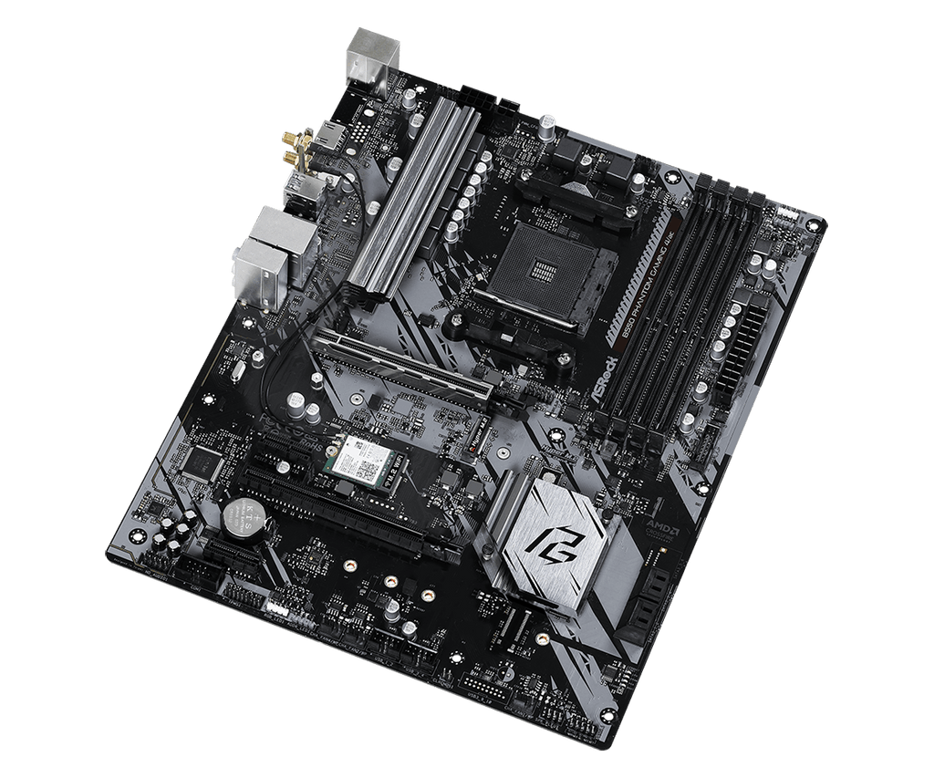 Tarjeta Madre Amd Asrock B550 Phantom Gaming 4/Ac Am4 Ryzen Serie 3000, 4000, 5000  Ddr4