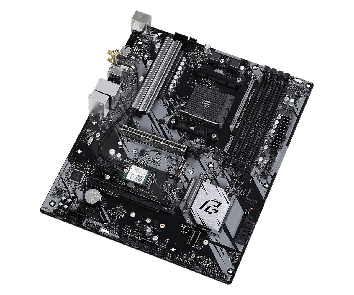 Tarjeta Madre Amd Asrock B550 Phantom Gaming 4/Ac Am4 Ryzen Serie 3000, 4000, 5000  Ddr4