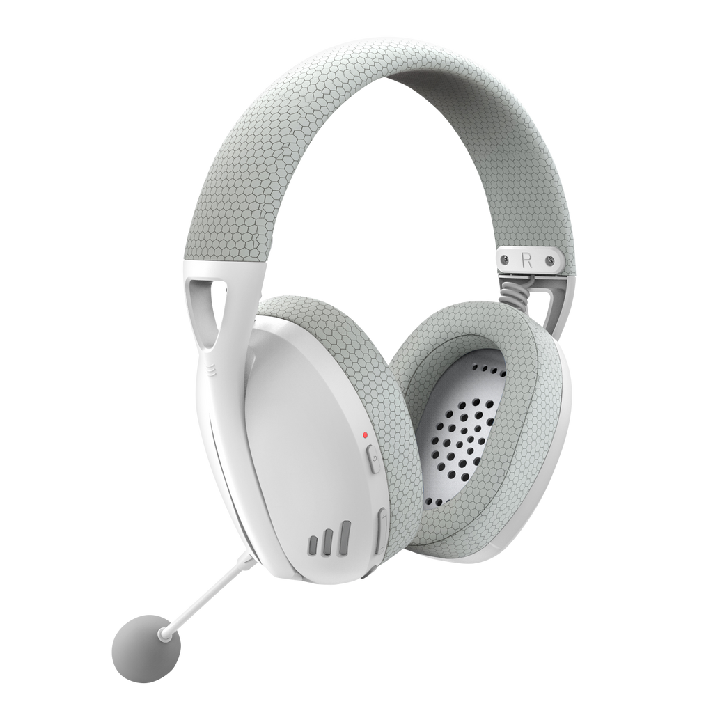 Audifono Redragon H848G Ire Pro, Inalambrico, Stereo, Blanco/Gris