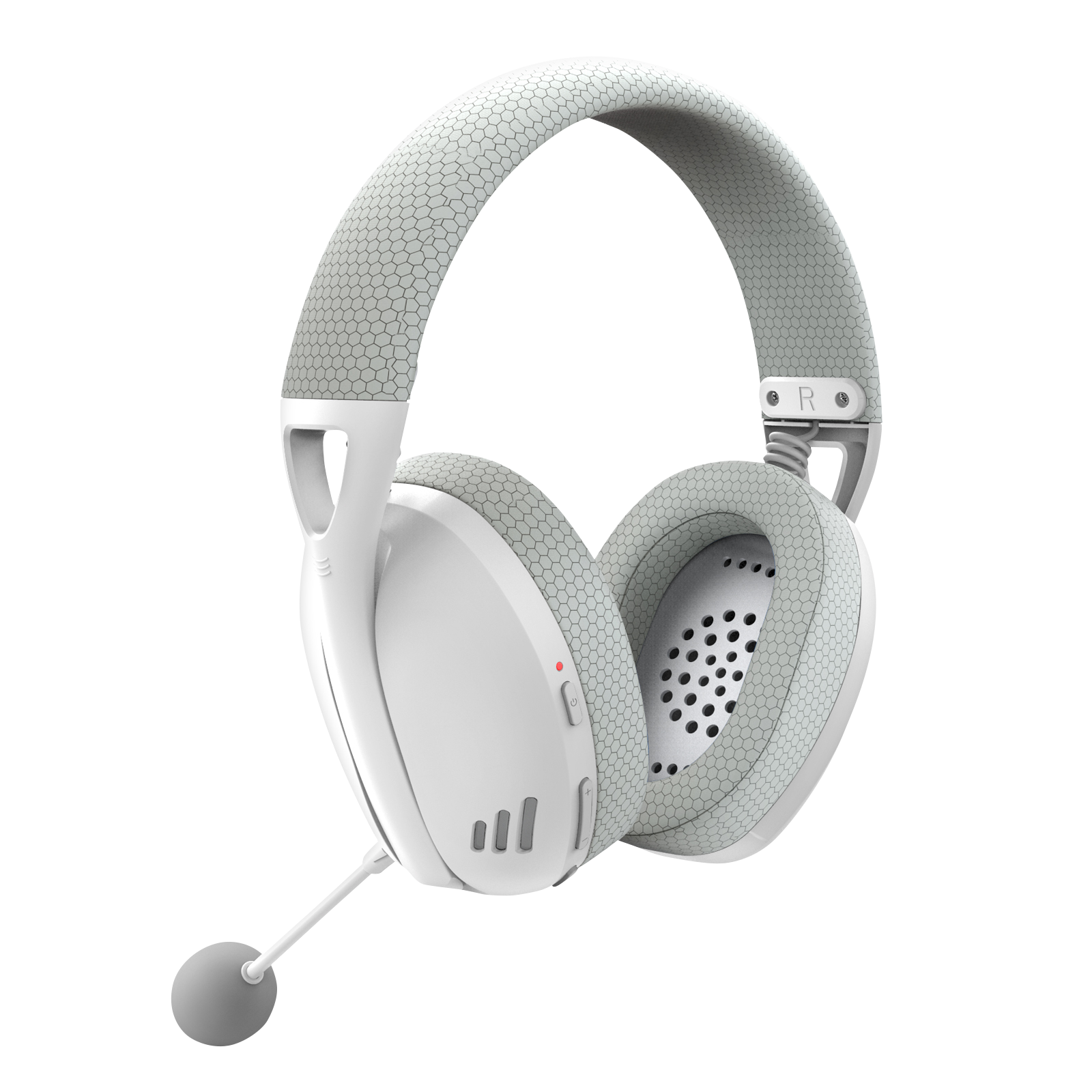 Audifono Redragon H848G Ire Pro, Inalambrico, Stereo, Blanco/Gris