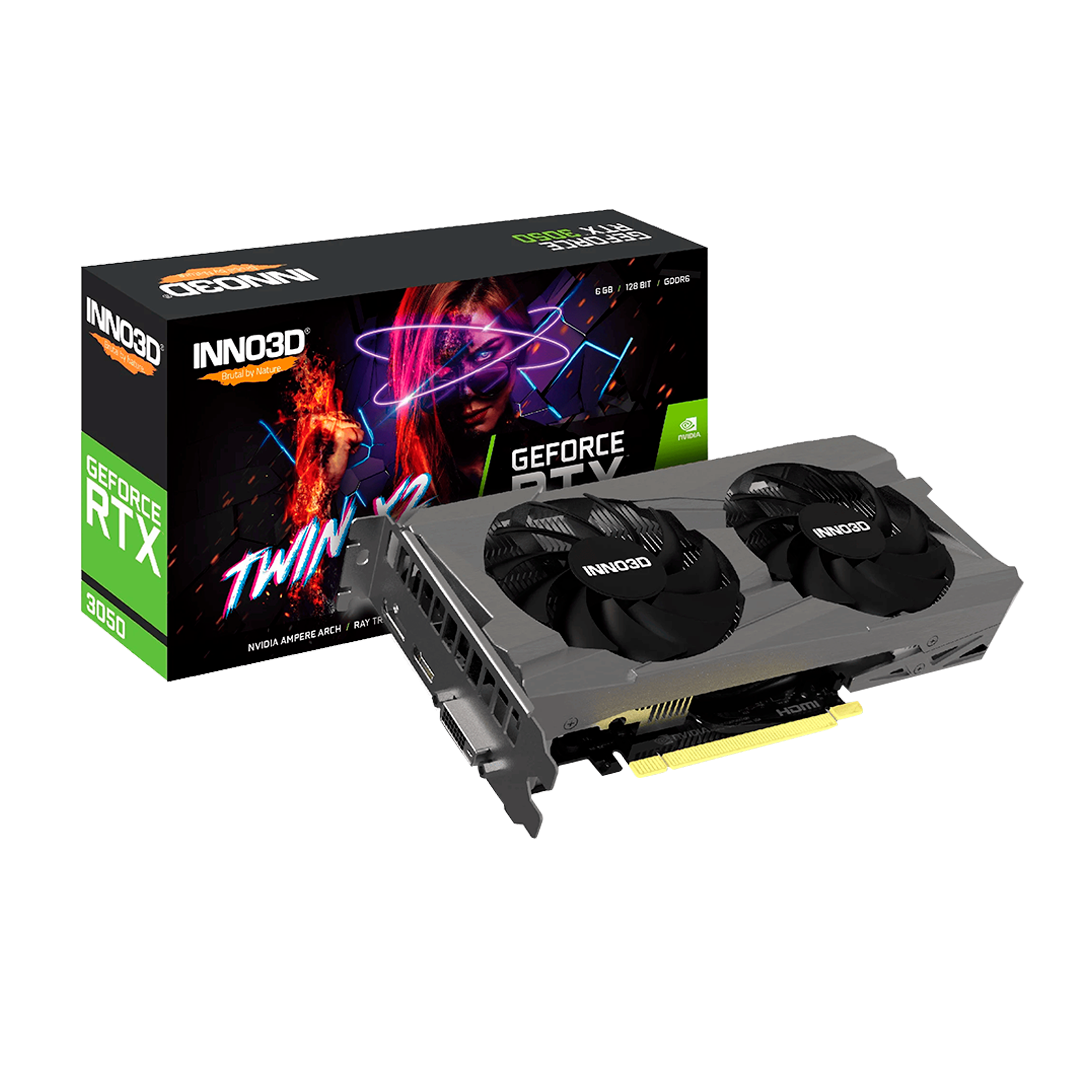 Tarjeta De Video Inno3D  Geforce Rtx 3050 6Gb Twin X2  Gddr6