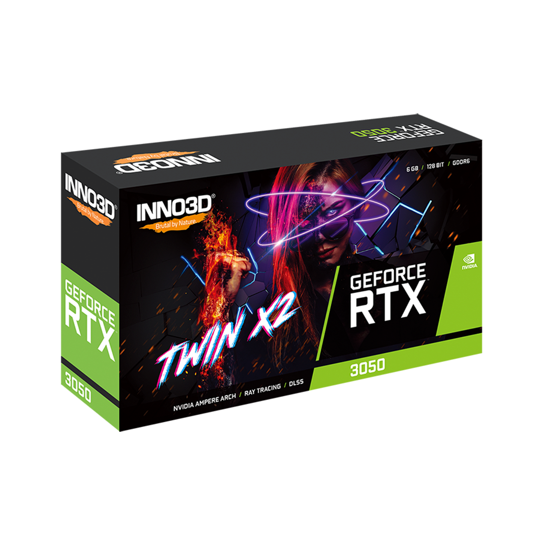 Tarjeta De Video Inno3D  Geforce Rtx 3050 6Gb Twin X2  Gddr6