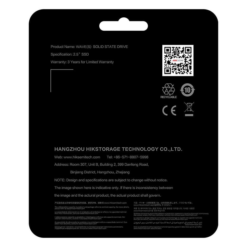DISCO SOLIDO HIKSEMI HS-SSD-WAVE(S) 256G SATA III 2,5