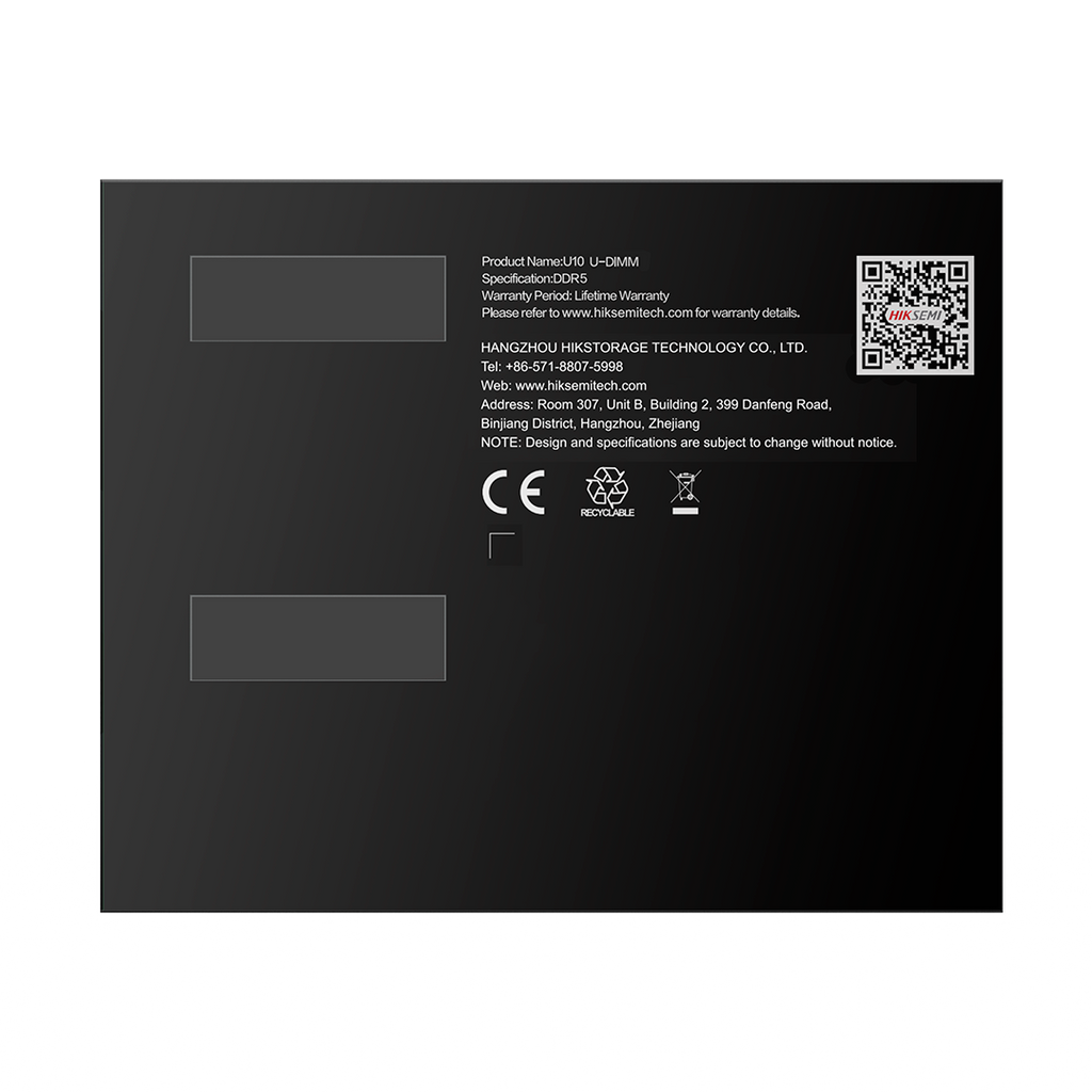 MEMORIA UDIM HIKSEMI FUTURE 32GB (16x8 GB) DDR4 3600MHz