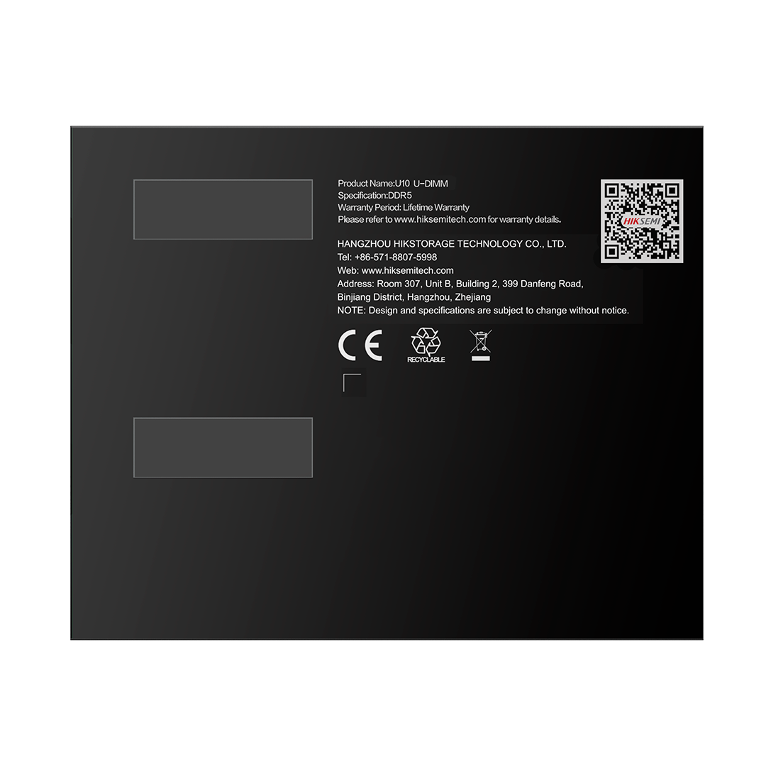 MEMORIA UDIM HIKSEMI FUTURE 32GB (16x8 GB) DDR4 3600MHz