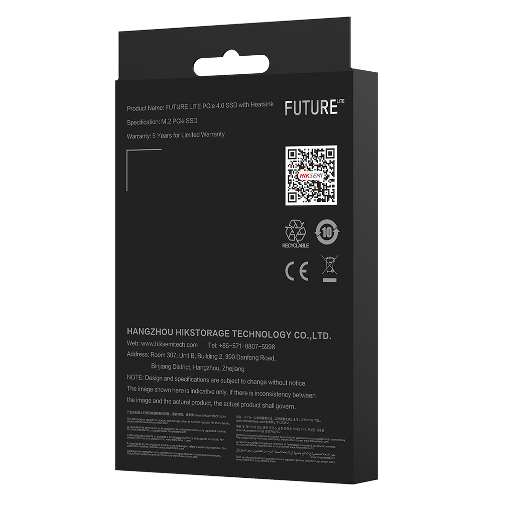 Disco Sólido M.2 Hiksemi FutureX 2TB PCIe Gen4 NVMe