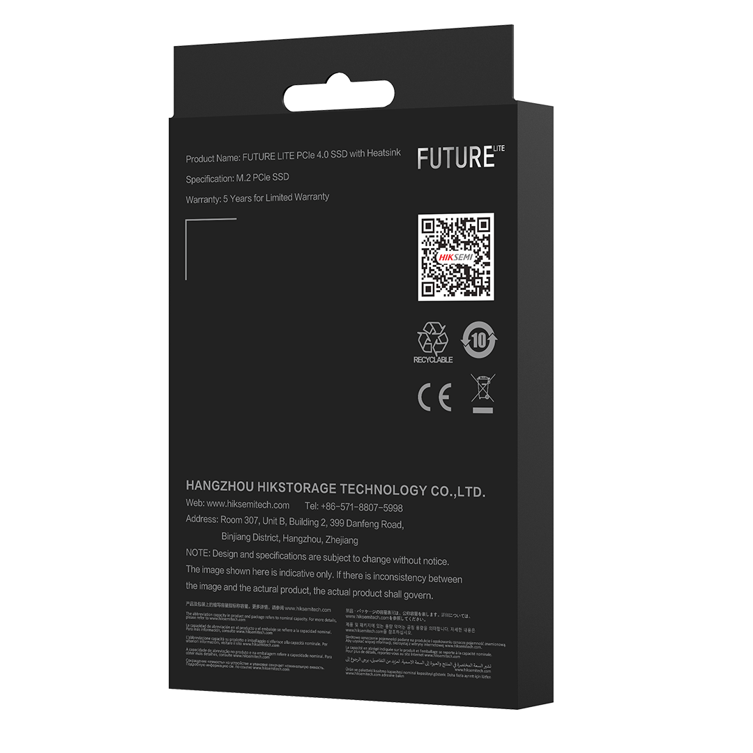 Disco Sólido M.2 Hiksemi FutureX 2TB PCIe Gen4 NVMe