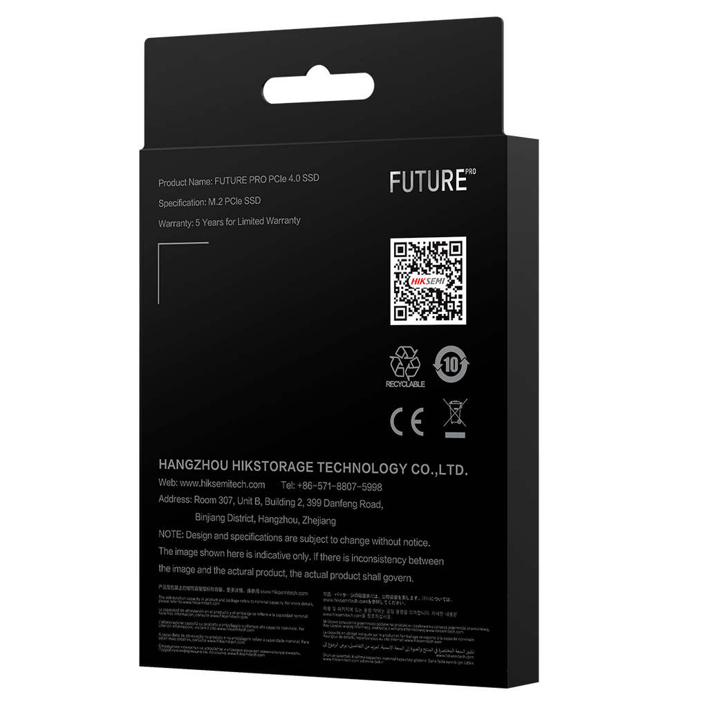 DISCO SOLIDO M.2 HIKSEMI HS-SSD-FUTURE Pro 4096G PCIe Gen 4 x 4, NVMe