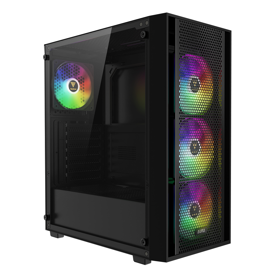CASE GAMDIAS AURA GC2 Elite ARGB MID Tower, ATX.