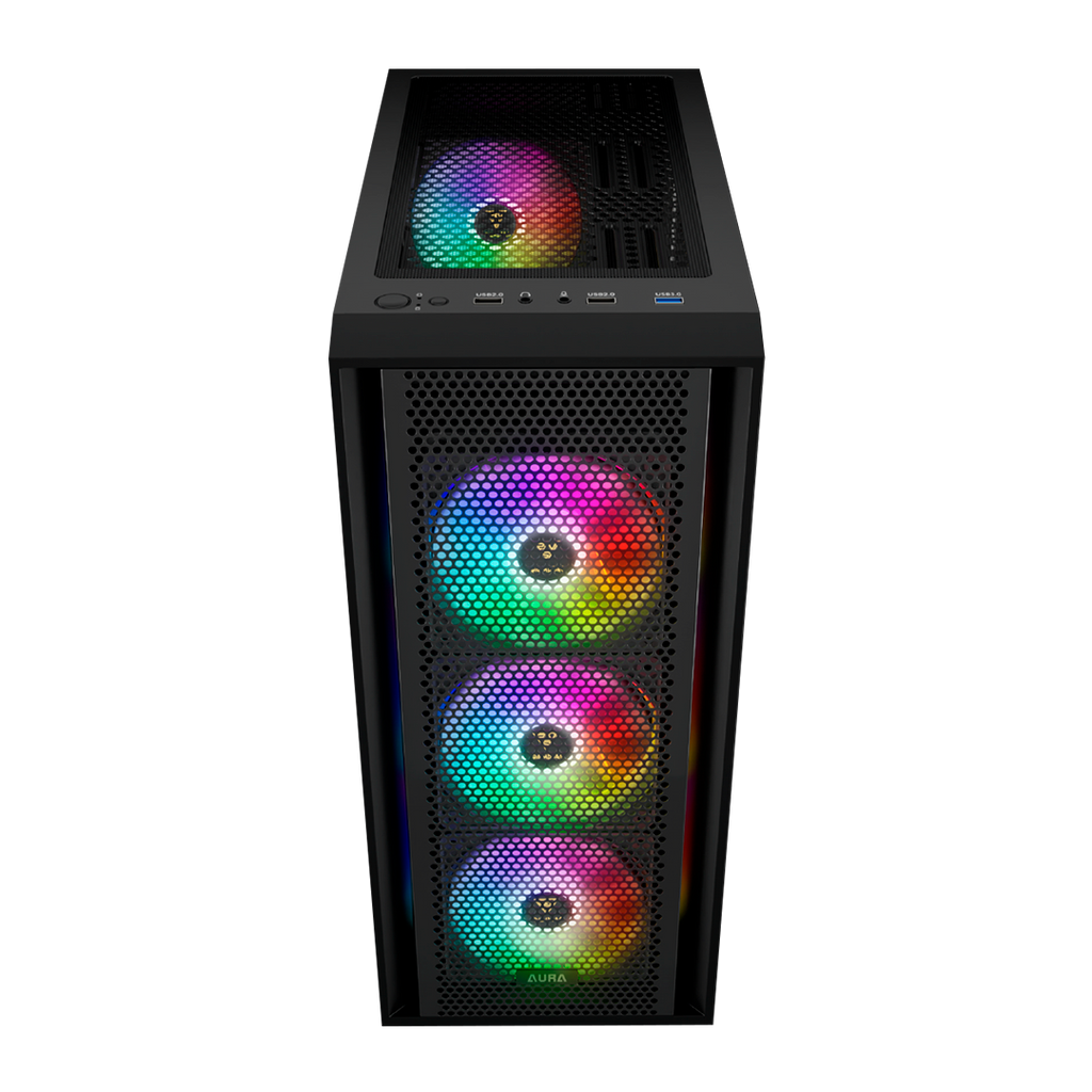 CASE GAMDIAS AURA GC2 Elite ARGB MID Tower, ATX.