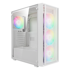 CASE GAMDIAS AURA GC2 Elite WH ARGB MID Tower, ATX.