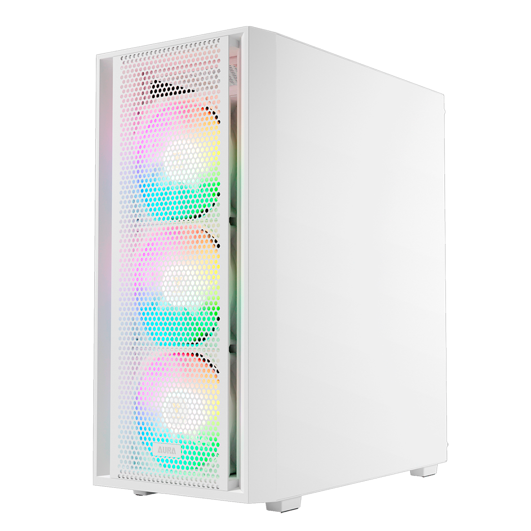 CASE GAMDIAS AURA GC2 Elite WH ARGB MID Tower, ATX.