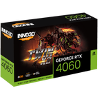 Tarjeta de Video Inno3D GeForce RTX 4060 Twin X2 OC 8GB GDDR6 128-bit
