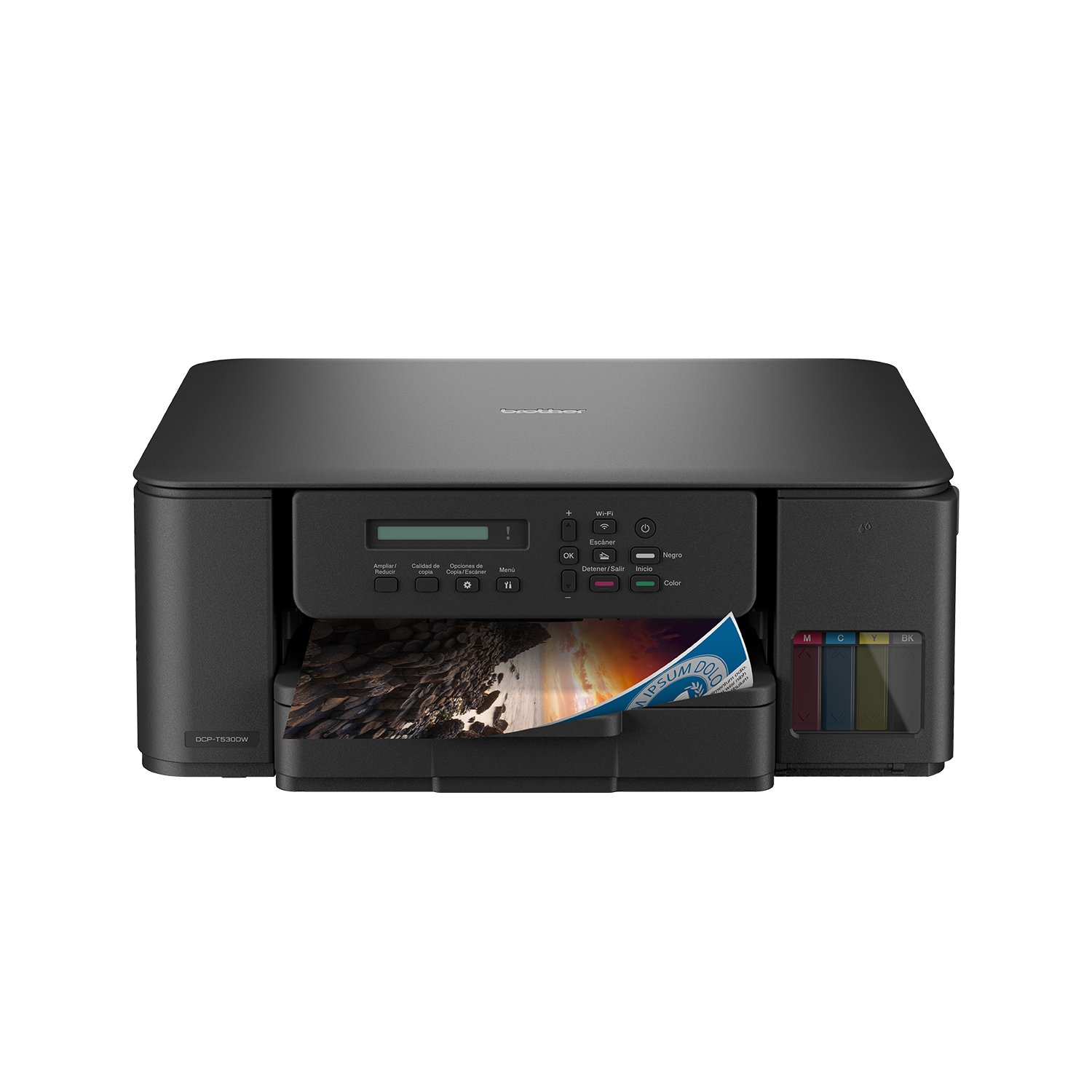 Impresora Tinta Brother DCPT530DW Multifuncional Wi-Fi Dúplex