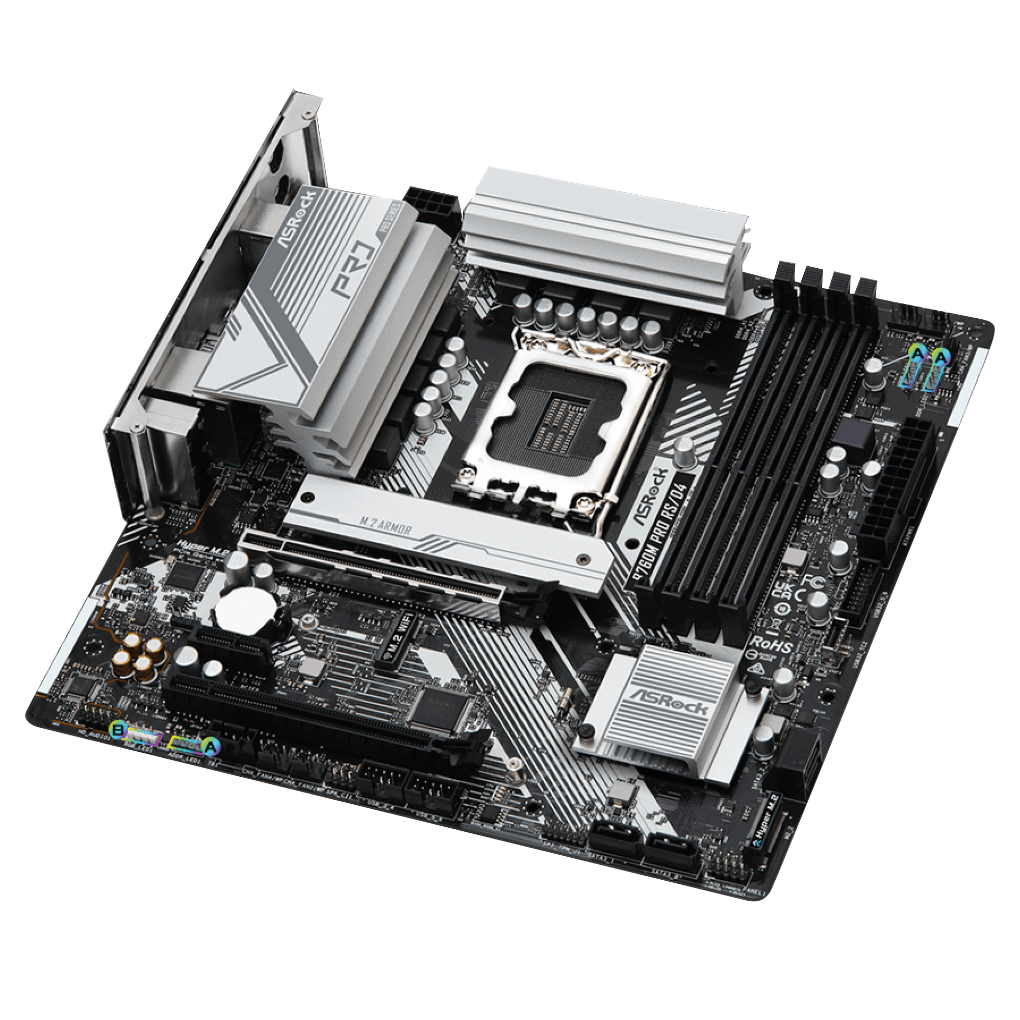 TARJETA MADRE INTEL ASROCK B760M PRO RS/D4 DDR4 5333Mhz
