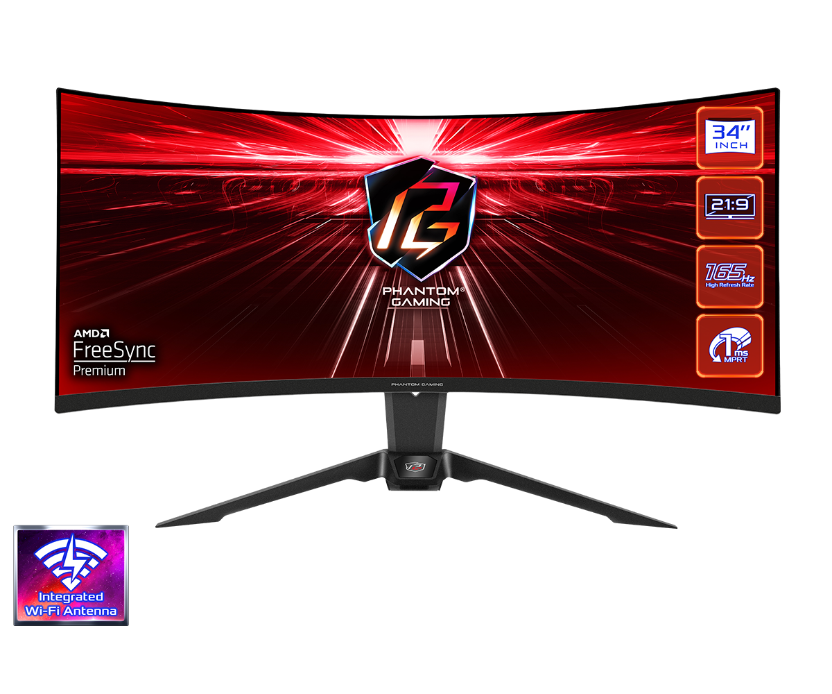 Monitor Asrock PG34WQ15R2B 34"