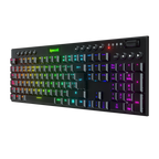 Teclado Redragon K618 Horus FS RGB SP RD Wireless Black Red Switch Español Bajo Perfil 100%