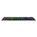 Teclado Redragon K618 Horus FS RGB SP RD Wireless Black Red Switch Español Bajo Perfil 100%