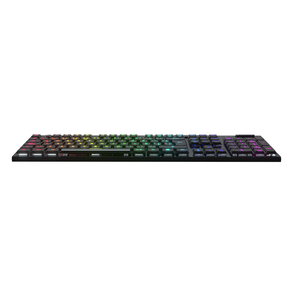 Teclado Redragon K618 Horus FS RGB SP RD Wireless Black Red Switch Español Bajo Perfil 100%