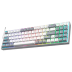Teclado Redragon K628WG Pollux RGB Wireless Blanco Gris 75%