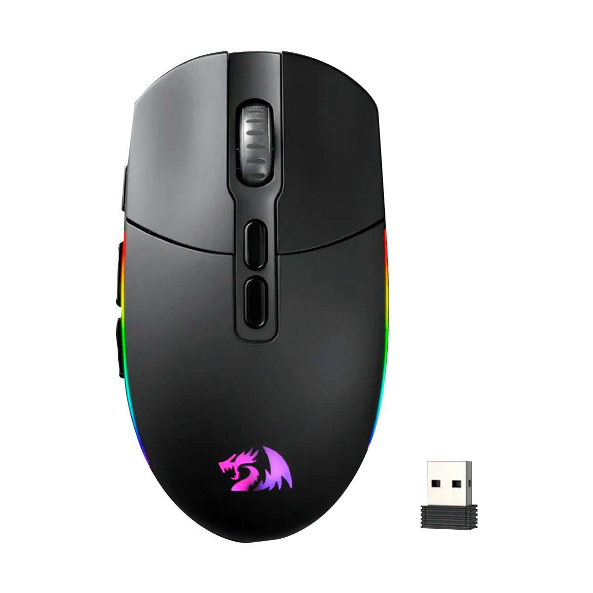 Mouse Redragon M719 Invader Pro Wireless Black RGB 10000DPI