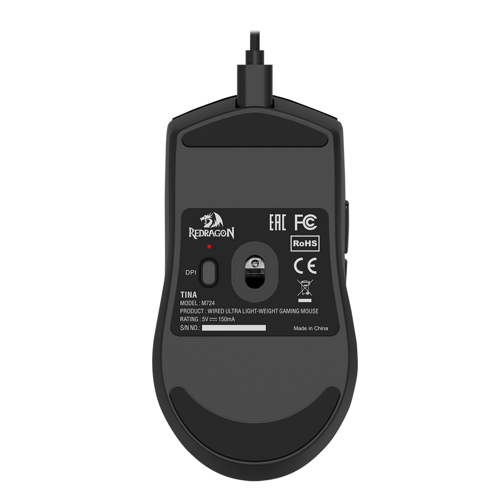 Mouse Redragon M724 K1ng Black 12400DPI