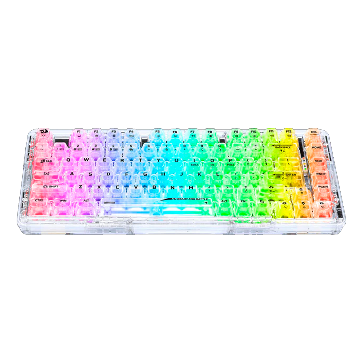 Teclado Redragon K649CT ELF Pro RGB Transparent Switch Custom Wireless 78%