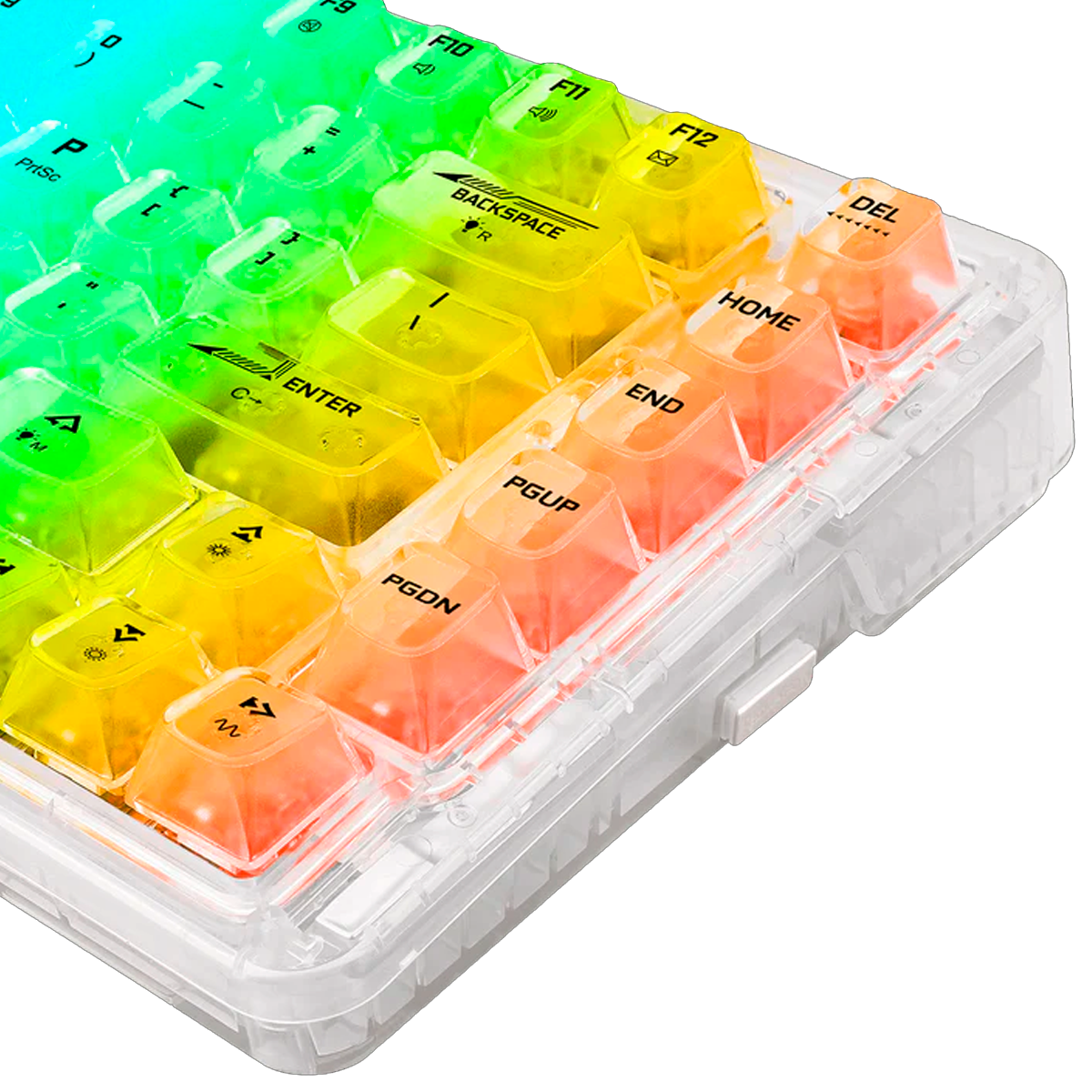 Teclado Redragon K649CT ELF Pro RGB Transparent Switch Custom Wireless 78%