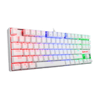 Teclado Redragon K552W Kumara RGB 1R SP White Red Switch Español TKL