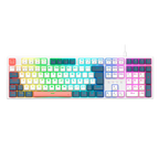 Teclado Redragon K668WBO Trundle RGB SP Mix 3 Color Red Switch 100%