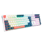 Teclado Redragon K668WBO Trundle RGB SP Mix 3 Color Red Switch 100%