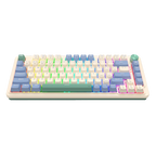 Teclado Redragon K673CPG Ucal Pro RGB Wireless Cream Purple Green Red Switch Español