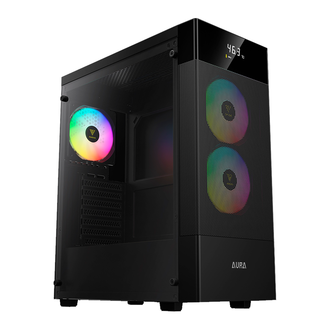CASE GAMDIAS AURA GC5 ELITE ARGB ATX, Micro-ATX, ITX  ARGB